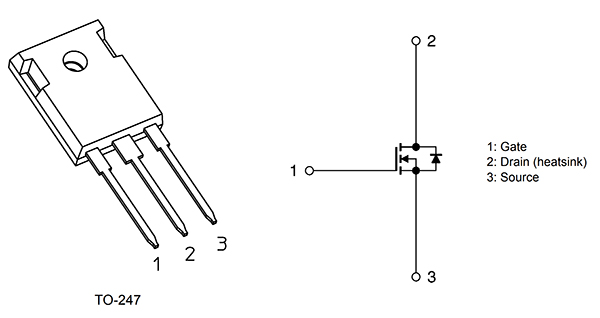 Diagram of Toshiba’s third-generation SiC MOSFET family