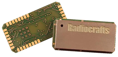 Image of Radiocrafts' RC1180-MBUS RF transceiver module