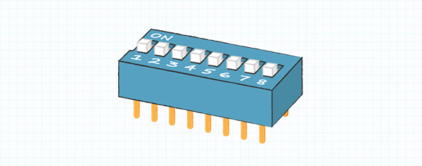 Image of DIP switch example