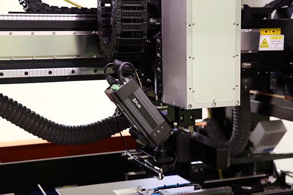 Image of Cartesian robotics can be fitted with imaging equipment