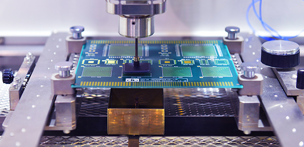 Image of robotics used for board testing