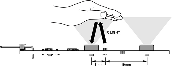 Image of Analog Devices ADPD2140 IR light angle sensor