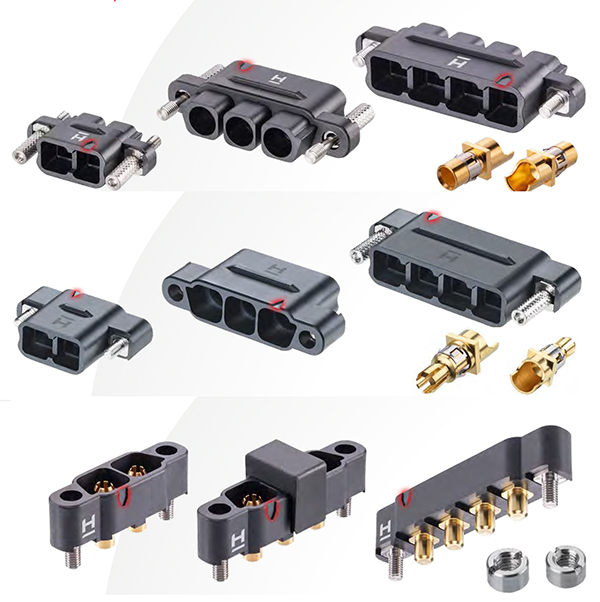Image of Harwin Kona series power connectors