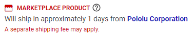 Image of Marketplace Product Tag