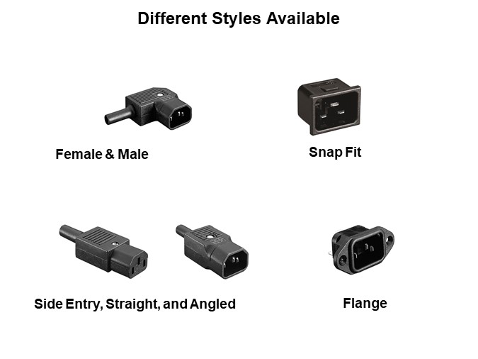 Image of Bulgin IEC Connectors - Different Styles