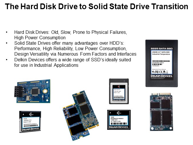 The Hard Disk Drive to Solid State Drive Transition