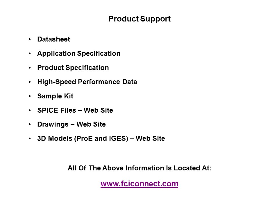GIG-Array Mezzanine Connectors Slide 16