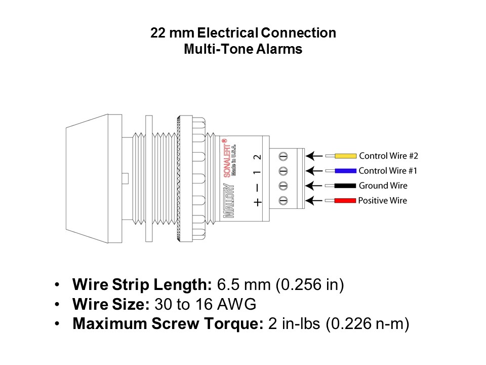 multi tone alarm