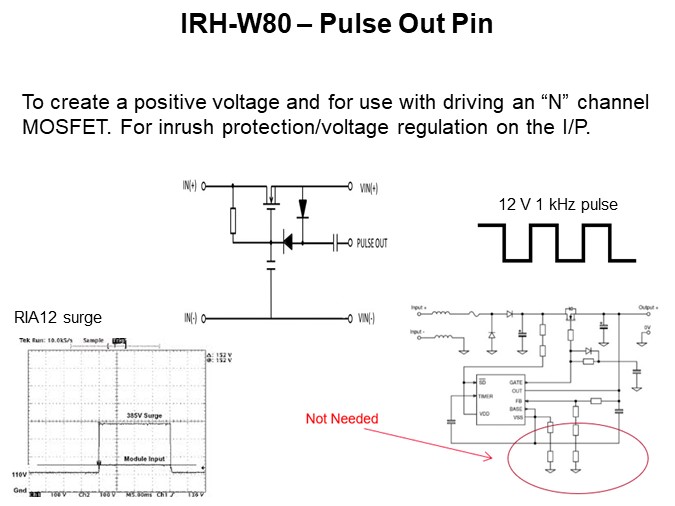 IRH-W80 – Pulse Out Pin