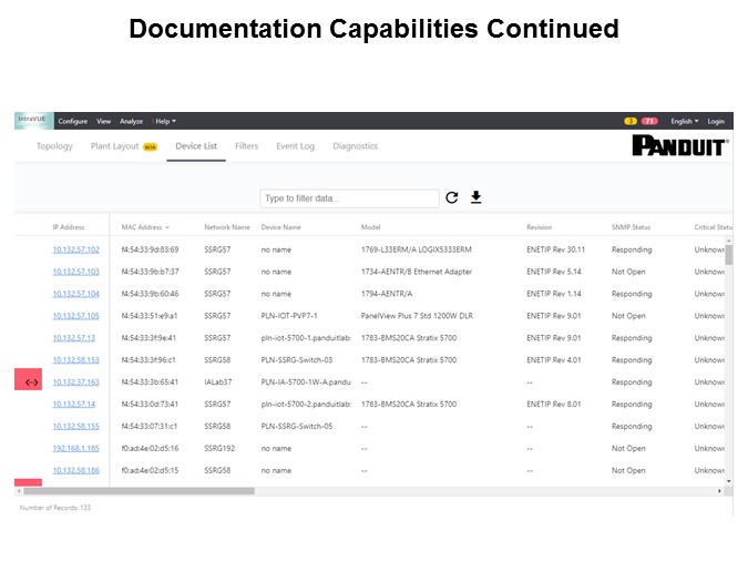 Panduit IntraVUE® Network Documentation and Monitoring - Slide6
