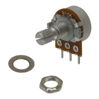 POT ROTARY 10K OHM 16MM PC PIN