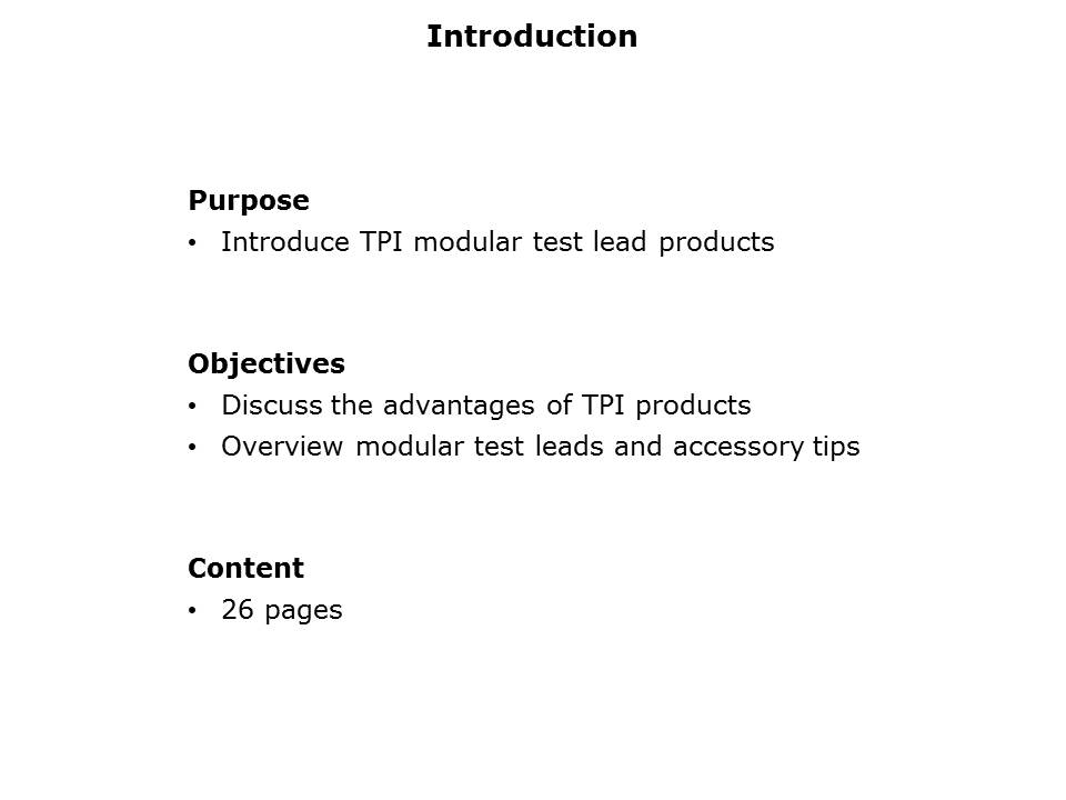 Modular Test Leads Slide 1
