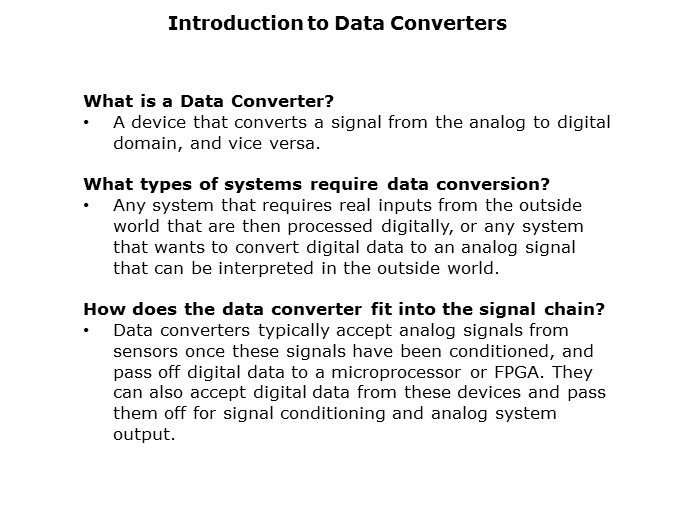 Image of Texas Instruments Data Converter Basics