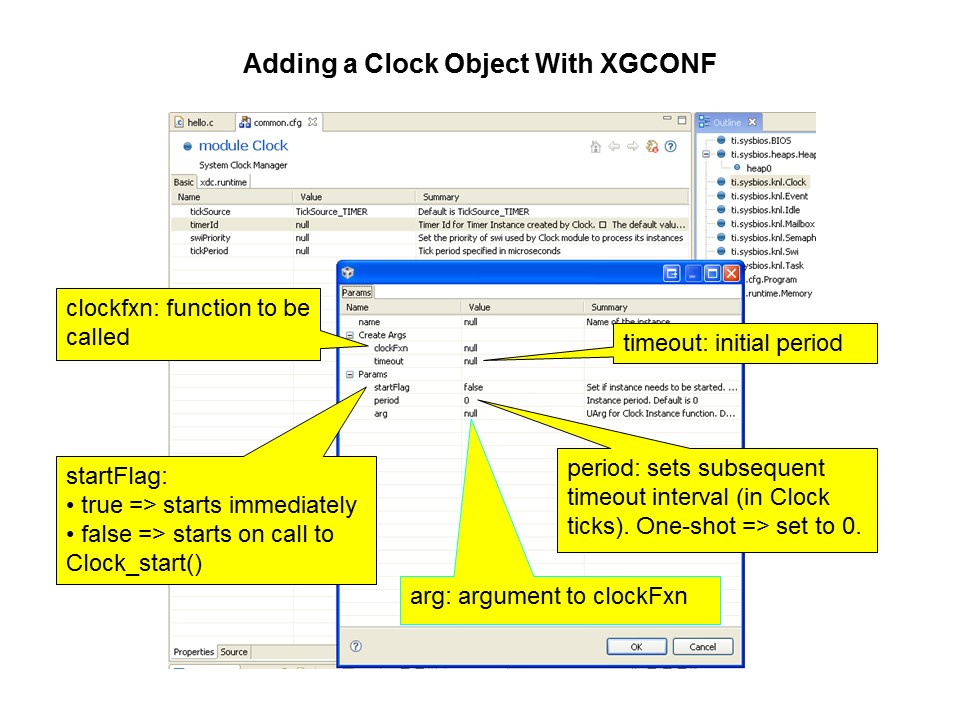 SYS/BIOS: Introduction to Timers and Clocks Slide 8