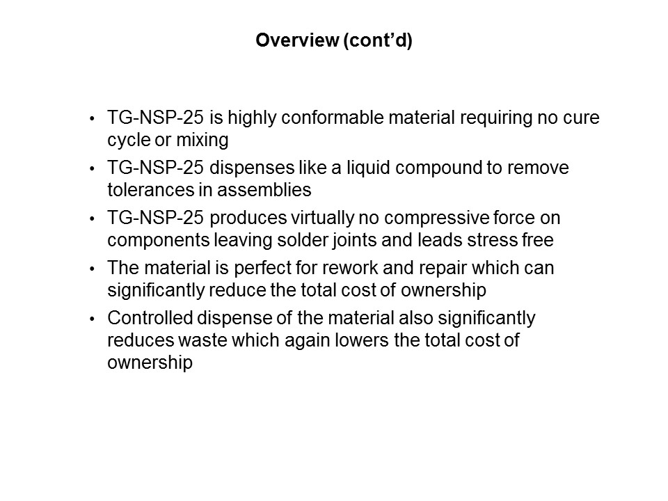 NSP-25 Non-Silicone Putty Introduction Slide 5