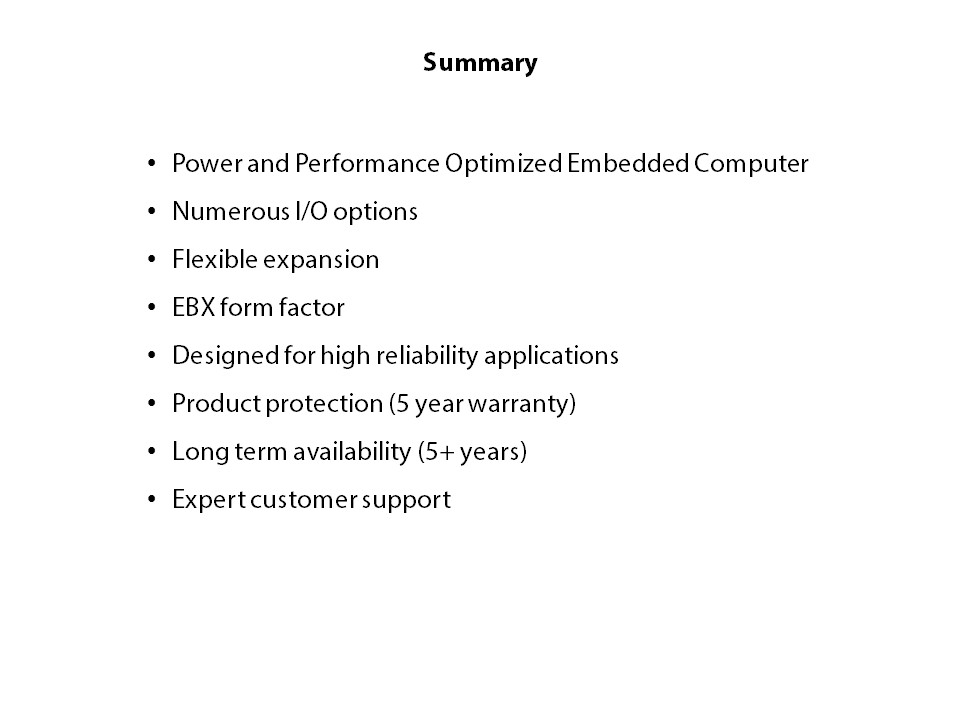 summary