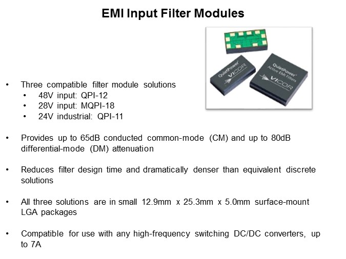 Image of Vicor PI31xx Series of ZVS Isolated DC/DC Converters - Slide7