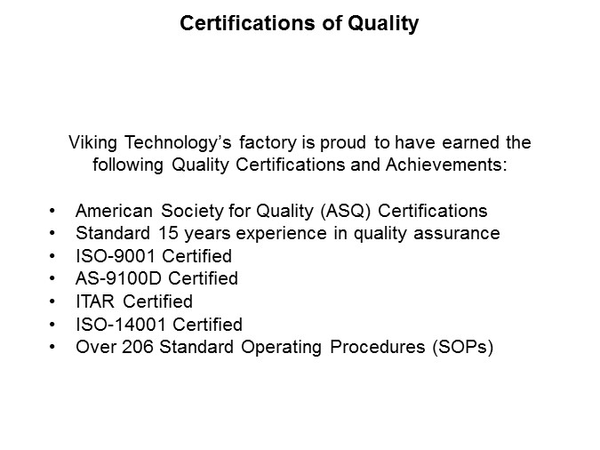 Viking Technology Defense, Aerospace, and Security Features and Applications - Slide3