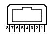 Image of RJ-45 Connector schematic symbol