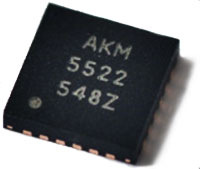 Imagen de convertidor analógico a digital serie AK5522VN de AKM