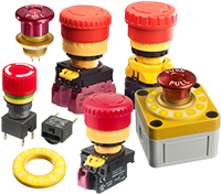 Image of APEM's Emergency Stop Switches and Accessories