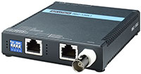 Imagen de Ethernet industrial de largo alcance de Advantech sobre extensores UTP/coaxiales