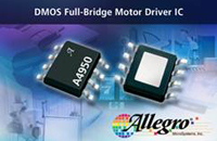 Image of Allegro MicroSystems' A4950 DMOS Full-Bridge Motor Driver IC