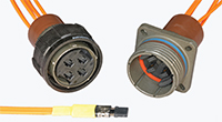 Image of Amphenol Aerospace Operations' MT 38999 Fiber Optic Circular Connectors