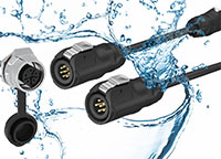 Image of Amphenol Communications Solutions' MRD Series Rugged Circular Locking Connectors