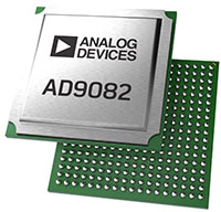 Image of Analog Devices' AD9082 MxFE® Quad 16-bit 12GSPS RFDAC