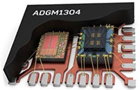 Image of Analog Devices' ADGM1004 and ADGM1304 SP4T MEMS Switches with Integrated Driver
