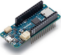 Imagen de MKRZero de Arduino con cabezales
