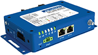 Imagen del enrutador y puerta de enlace industrial LTE Cat M1 de IoT industrial ICR-3211B de B+B SmartWorx