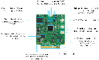 Image of Blue Wireless' Notecard Cellular Modem SoM (click to enlarge)