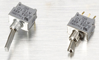 Imagen de interruptores de codillo subminiatura serie ATE de Nidec Nidec Components 