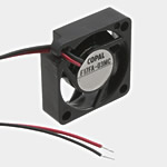 Imagen del ventilador de CC en miniatura de la serie F17FA-03MC de Nidec Components 