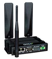Imagen del enrutador seguro LTE Digi IX20