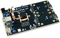 Imagen de la placa de desarrollo de SoC Zlyq-7000 Eclypse Z7 de Digilent con expansión compatible con SYZYGY