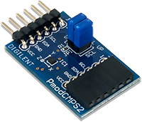 Image of Digilent's Pmod CMPS2: 3-Axis Compass