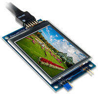 Image of Digilent's Pmod MTDS: Multi-Touch Display System