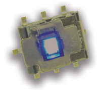 Imagen del interruptor deslizante iluminado serie EGL2290 de E-Switch