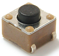 Image of E-Switch's TL3301 Series Tact Switch