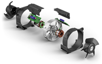 Image of ebm-papst's AxiTwin100 – Counter-Rotating Fans