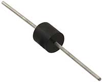 Imagen de los diodos TVS con cableado axial de la serie 15KPE de Eaton Electronics
