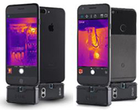Imagen de la cámara termográfica de grado profesional de FLIR para teléfonos inteligentes
