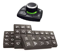 Image of Grayhill's 3K and 3J CANbus Keypads and Joysticks
