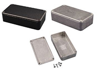 Imagen de gabinetes de aluminio fundido a troquel de la serie 1590 de Hammond