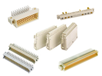 Imagen de los conectores DIN 41 612 de Harting