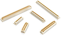 Imagen de los conectores de placa a placa Archer de 0.8 mm de Harwin