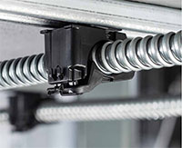 Image of HellermannTyton’s Quick2Clamp ratchet clamps